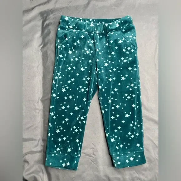 Carter's Teal Starry Pajama Set - Picture 5 of 12